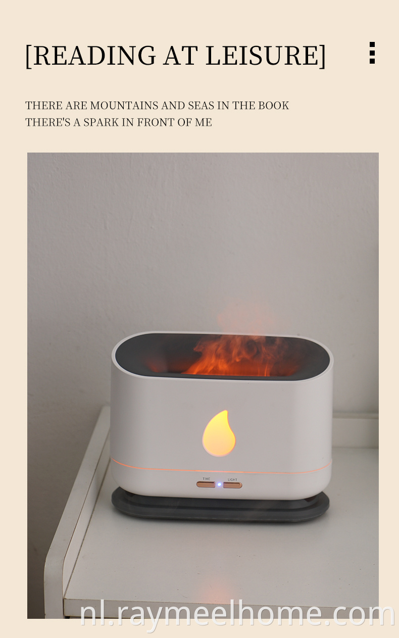 USB 200 ml aroma Essentiële olie diffuser vlam luchtbevochtiger aroma diffuser